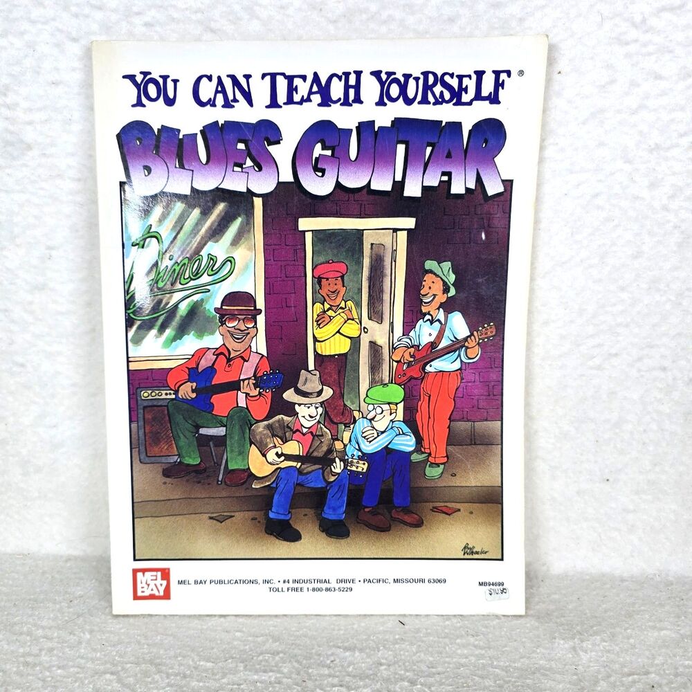 You Can Teach Yourself Blues Mel Bay Guitar Music Book